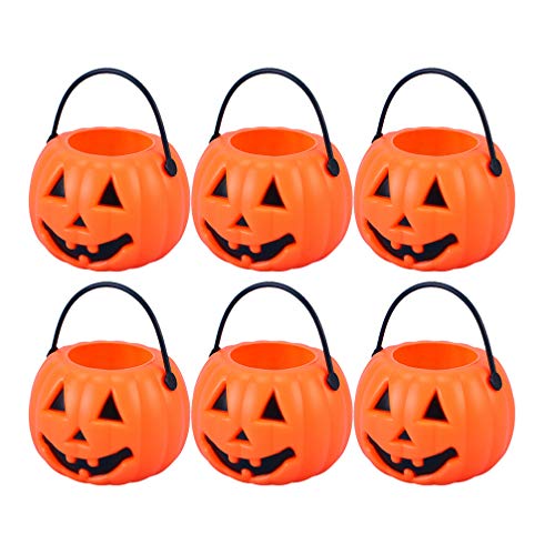 TOYANDONA 8 Stück Halloween Süßigkeiten Eimer Süßes Oder Saures Kürbis Eimer Halloween Party Bevorzugt Kürbiseimer mit Griff TOYANDONA 8 Stück Halloween Süßigkeiten Eimer Süßes Oder Saures Kürbis Eimer Halloween Party Bevorzugt Kürbiseimer mit Griff von TOYANDONA