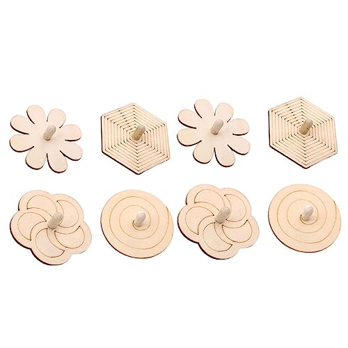 TOYANDONA 8 Stück Kinderkreisel für kinderspielzeug -Props Sechseckige Form gyroball malen Oberteile für Spinnen aus Holz Holzplatte Hölzern TOYANDONA 8 Stück Kinderkreisel für kinderspielzeug -Props Sechseckige Form gyroball malen Oberteile für Spinnen aus Holz Holzplatte Hölzern von TOYANDONA