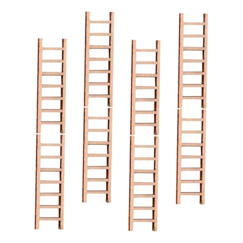 TOYANDONA 8 Stück Mikromöbel Mini Leiter Deko für Kreative Landschaften für Kleine Häuser und Gartenaccessoires TOYANDONA 8 Stück Mikromöbel Mini Leiter Deko für Kreative Landschaften für Kleine Häuser und Gartenaccessoires von TOYANDONA