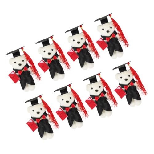 TOYANDONA 8 Stück Mini -Arzt Abschlussfeier-Bär Plüsch-Abschlussbär- Diplom-Bär Mini-Abschlussbär Plüsch Bär Abschluss Dekoration Abschluss Bär Blume Abschlussbär-Dekoration Schaum TOYANDONA 8 Stück Mini -Arzt Abschlussfeier-Bär Plüsch-Abschlussbär- Diplom-Bär Mini-Abschlussbär Plüsch Bär Abschluss Dekoration Abschluss Bär Blume Abschlussbär-Dekoration Schaum von TOYANDONA