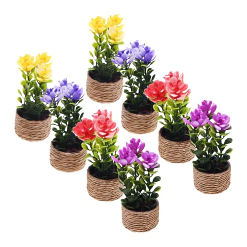 TOYANDONA 8 Stück Miniatur Zimmerpflanzen Kleine Detailreiche Bonsai und Topfpflanzen Langlebige Deko für Puppenhaus Miniaturgarten Schreibtisch und Mikro Landschaften TOYANDONA 8 Stück Miniatur Zimmerpflanzen Kleine Detailreiche Bonsai und Topfpflanzen Langlebige Deko für Puppenhaus Miniaturgarten Schreibtisch und Mikro Landschaften von TOYANDONA