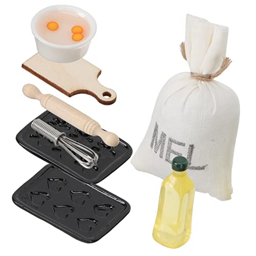 TOYANDONA 8 Stück Puppenhaus Kinderspielzeug Mini Mini Küchendekor Mini Backzubehör Küche Küchengeschirr Mikro Szene Dekoration Mini Kunststoff TOYANDONA 8 Stück Puppenhaus Kinderspielzeug Mini Mini Küchendekor Mini Backzubehör Küche Küchengeschirr Mikro Szene Dekoration Mini Kunststoff von TOYANDONA