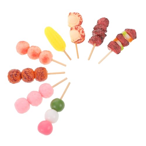 TOYANDONA 8 Stück Realistische Kabob Rollenspiel Zubehör für Tragbares Mini Grillspielzeug Fotorequisiten für Grillgerichte TOYANDONA 8 Stück Realistische Kabob Rollenspiel Zubehör für Tragbares Mini Grillspielzeug Fotorequisiten für Grillgerichte von TOYANDONA