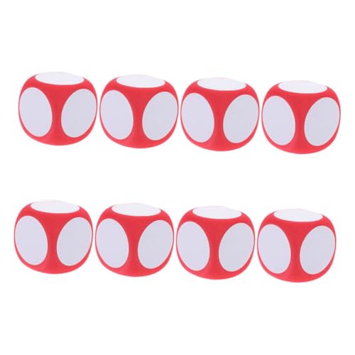 TOYANDONA 8 Stück Schreibbare Schaumstoffwürfel für Rote DIY Würfel für Unterricht und Spiele Wiederverwendbare Erasable Dice für Kreative Aktivitäten und Individuelles Lernen TOYANDONA 8 Stück Schreibbare Schaumstoffwürfel für Rote DIY Würfel für Unterricht und Spiele Wiederverwendbare Erasable Dice für Kreative Aktivitäten und Individuelles Lernen von TOYANDONA