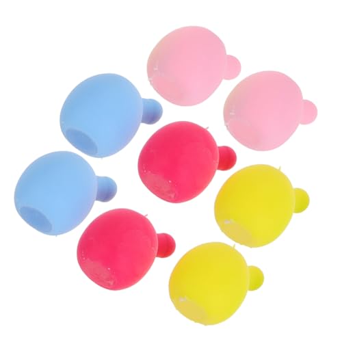TOYANDONA 8 Stück Seifenblasenkern Rasseleinsatz Seifenblasen Requisiten Ersatz Basteln Pressblasen Quietscher Puppen Seifenblasen Quetschspielzeug Puppen Quetschblasen DIY TOYANDONA 8 Stück Seifenblasenkern Rasseleinsatz Seifenblasen Requisiten Ersatz Basteln Pressblasen Quietscher Puppen Seifenblasen Quetschspielzeug Puppen Quetschblasen DIY von TOYANDONA