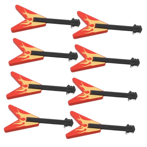 TOYANDONA 8 Stück Simuliertes Gitarrenmodell Gitarre Modell Dekoration Gitarre Musikinstrument Deko Handgefertigte Gitarre mini Gitarre musikalisches Vorbild Mini-Gitarrenhandwerk Plastik TOYANDONA 8 Stück Simuliertes Gitarrenmodell Gitarre Modell Dekoration Gitarre Musikinstrument Deko Handgefertigte Gitarre mini Gitarre musikalisches Vorbild Mini-Gitarrenhandwerk Plastik von TOYANDONA