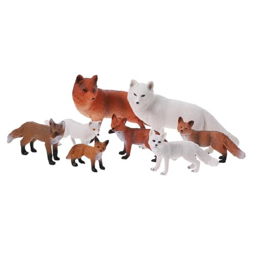TOYANDONA 8 Stücke Mini Figuren Realistische Tiere Figuren Spielzeug Hause Dekoration Pädagogisches Requisiten von TOYANDONA