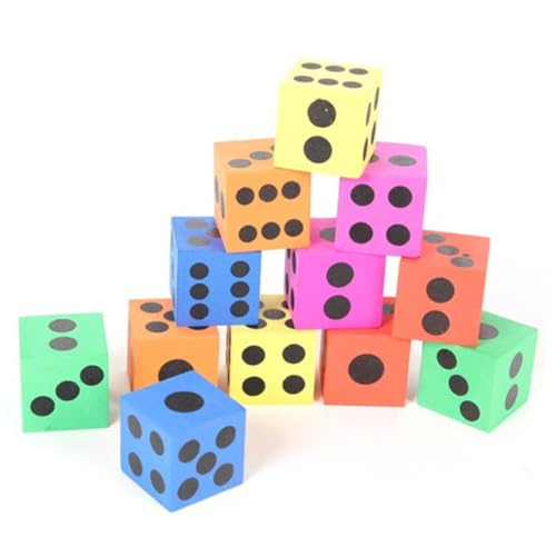 TOYANDONA 8 Stück Spiel Indoor Spiele Indoor-Spiele Party- Würfelspiel für Würfelspielzeug für Würfeln von TOYANDONA