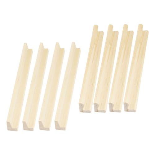 TOYANDONA 8 Stück Teiliges Holz Domino Ablage Set Stabile Holzständer mit Glatten Kanten Multifunktionale Domino Basen für DIY Spiele und Buchstaben für Familien und Freundespiele TOYANDONA 8 Stück Teiliges Holz Domino Ablage Set Stabile Holzständer mit Glatten Kanten Multifunktionale Domino Basen für DIY Spiele und Buchstaben für Familien und Freundespiele von TOYANDONA