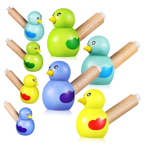 TOYANDONA 8 Stück Teiliges Holzpfeifen Bunten Vogelmotiven Glatte Oberfläche Kindersicher Pädagogische Musikspielzeuge für Kleinkinder als Geburtstags TOYANDONA 8 Stück Teiliges Holzpfeifen Bunten Vogelmotiven Glatte Oberfläche Kindersicher Pädagogische Musikspielzeuge für Kleinkinder als Geburtstags von TOYANDONA