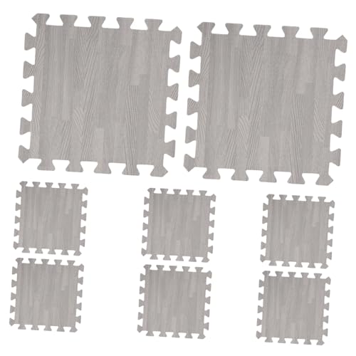 TOYANDONA 8 Stück Teiliges Krabbelmatten aus Dickem Schaumstoff rutschfeste Schadstofffreie Spielmatte für Zuhause Weiche Puzzlematte als Bodenpolster für Kleinkinder mit Holzmaserung TOYANDONA 8 Stück Teiliges Krabbelmatten aus Dickem Schaumstoff rutschfeste Schadstofffreie Spielmatte für Zuhause Weiche Puzzlematte als Bodenpolster für Kleinkinder mit Holzmaserung von TOYANDONA