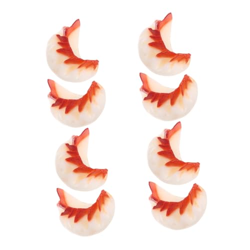 TOYANDONA 8 Stück Teiliges Künstliche Teigtaschen Deko Realistische Chinesische Frühstücksattrappen PVC Pan Fried Baked Dumpling Modelle für Küchenladen Fotorequisite von TOYANDONA