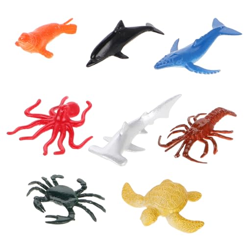 TOYANDONA 8 Stück Teiliges Meerestiere Set Realistische Tierfiguren aus Pädagogisch für Themen Dekoration und Lernspielzeug TOYANDONA 8 Stück Teiliges Meerestiere Set Realistische Tierfiguren aus Pädagogisch für Themen Dekoration und Lernspielzeug von TOYANDONA