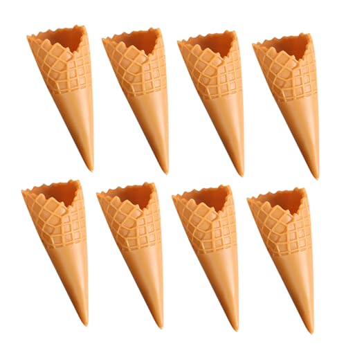 TOYANDONA 8 Stück Teiliges Mini Eiswaffel aus Robustem PVC Realistische Simulation Flexible Fotorequisite für DIY Dekoration Wiederverwendbare Mini Lebensmittelspielzeuge für Kreative TOYANDONA 8 Stück Teiliges Mini Eiswaffel aus Robustem PVC Realistische Simulation Flexible Fotorequisite für DIY Dekoration Wiederverwendbare Mini Lebensmittelspielzeuge für Kreative von TOYANDONA