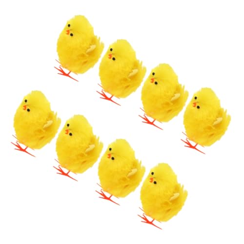 TOYANDONA 8 Stück Teiliges Mini Plüschküken Set Flauschige Kleine Dekorative Kuscheltiere für Osterparty Büro Vielseitige Osterdekoration TOYANDONA 8 Stück Teiliges Mini Plüschküken Set Flauschige Kleine Dekorative Kuscheltiere für Osterparty Büro Vielseitige Osterdekoration von TOYANDONA