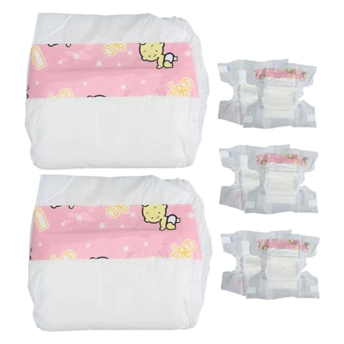 TOYANDONA 8 Stück Teiliges Mini Puppenwindeln für Neugeborene Realistische Puppen Unterhosen und Zubehör für Rollenspiele und Puppenoutfits Fördert und Feinmotorik von TOYANDONA