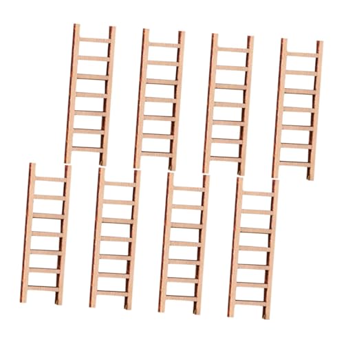 TOYANDONA 8 Stück Teiliges Miniaturleiter für Puppenhaus Dekoration Realistische Möbelstufen für DIY Projekte und Beige Farbton für Kleine Räume TOYANDONA 8 Stück Teiliges Miniaturleiter für Puppenhaus Dekoration Realistische Möbelstufen für DIY Projekte und Beige Farbton für Kleine Räume von TOYANDONA
