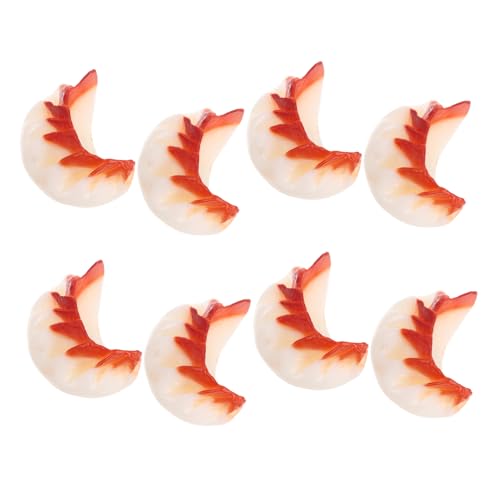 TOYANDONA 8 Stück Teiliges PVC Dumpling Modell Realistische Falsche Chinesische Teigtaschen Vielseitige Dekoration für Frühstücksläden Fotorequisiten Langlebig und Pflegeleicht Warmes von TOYANDONA