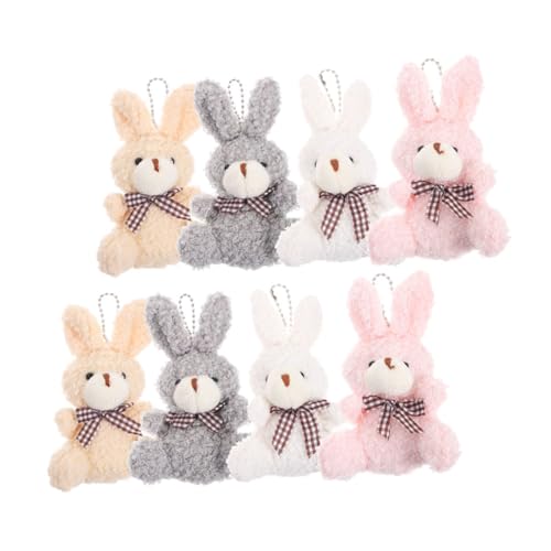 TOYANDONA 8 Stück Teiliges Plüsch Hasen Anhänger Niedliche Mini Kaninchen Schlüsselanhänger in Weiß und Braun Weiche Stoffhase Taschenanhänger für Ostern Geburtstag und Partydeko TOYANDONA 8 Stück Teiliges Plüsch Hasen Anhänger Niedliche Mini Kaninchen Schlüsselanhänger in Weiß und Braun Weiche Stoffhase Taschenanhänger für Ostern Geburtstag und Partydeko von TOYANDONA