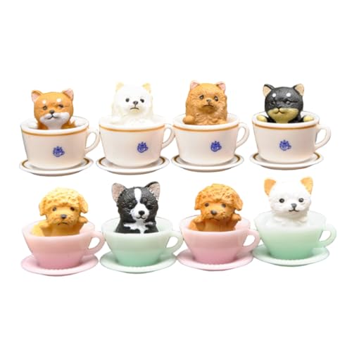 TOYANDONA 8 Stück Teiliges Realistische Katzen Hunde-Figuren Detailgetreue Miniaturtiere im Becher Robuste Sammler Dekorationsspielzeuge für Puppenhaus Party Kuchendeko TOYANDONA 8 Stück Teiliges Realistische Katzen Hunde-Figuren Detailgetreue Miniaturtiere im Becher Robuste Sammler Dekorationsspielzeuge für Puppenhaus Party Kuchendeko von TOYANDONA