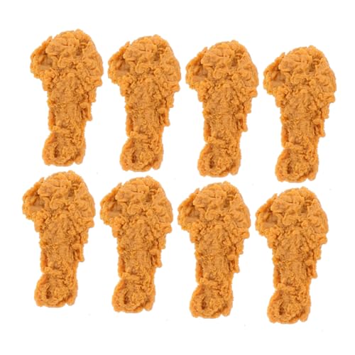 TOYANDONA 8 Stück Teiliges Realistische Künstliche Hähnchenschenkel aus Detailgetreue Falsche Brathähnchen Deko Vielseitige Küchen und Restaurantdekoration für Fotografie und TOYANDONA 8 Stück Teiliges Realistische Künstliche Hähnchenschenkel aus Detailgetreue Falsche Brathähnchen Deko Vielseitige Küchen und Restaurantdekoration für Fotografie und von TOYANDONA