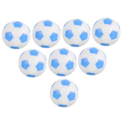TOYANDONA 8 Stück Teiliges Tischfußball Bälle Mini Kugeln für Standard Tischkicker Fußball Zubehör Ersatz für Tischfußballspiele Erwachsene Weiß von TOYANDONA