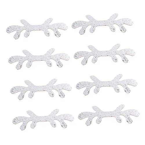 TOYANDONA 8 Stück Teiliges Weihnachts Hörzubehör mit Silbernen Rentiergeweihen DIY Kopfhörer Anstecker Realistische und Lebendige Antler Deko für Festtags und Kostümpartys von TOYANDONA