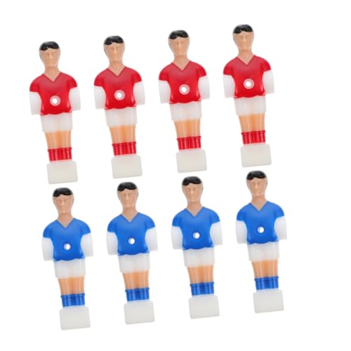 TOYANDONA 8 Stück Tischfußball Figuren Teiliges Ersatzteil für Tischfußballspieler Umweltfreundliche Kunststoffspielzeuge und Kompatibel mit Standard Tischfußballmaschinen von TOYANDONA