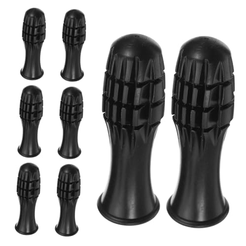 TOYANDONA 8 Stück Tischfußballmaschine Griff Tischfußballzubehör Kicker Ersatzgriff Tischfußball-kickergriff Ersatzgriffe Für Tischfußball Aus Kunststoff Foosball -tischteile Schwarz von TOYANDONA