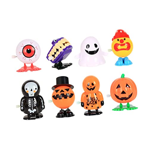 TOYANDONA 8 Stücke Springen Cartoon Geformt Haushalt Tragbare Uhrwerk Halloween Haushalt Liefert Kunststoff von TOYANDONA
