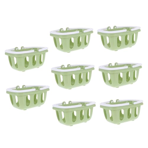 TOYANDONA 8 Teiliges Einkaufskorb Mini Einkaufskorb Aufbewahrungskorb Kinderspielzeug So Tun Als Ob Kleine Einkaufskörbe Winziger Einkaufswagen Kleiner Korb Mit Griff Grüner TOYANDONA 8 Teiliges Einkaufskorb Mini Einkaufskorb Aufbewahrungskorb Kinderspielzeug So Tun Als Ob Kleine Einkaufskörbe Winziger Einkaufswagen Kleiner Korb Mit Griff Grüner von TOYANDONA