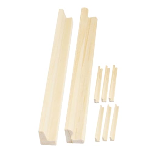 TOYANDONA 8-Teiliges Set Buchstabensockel aus Holz Domino-Halter Gestell Holzständer für Dominosteine tischdeckenklammern Anzeige Dominosteine aus Holz dominoständer selber Machen hölzern TOYANDONA 8-Teiliges Set Buchstabensockel aus Holz Domino-Halter Gestell Holzständer für Dominosteine tischdeckenklammern Anzeige Dominosteine aus Holz dominoständer selber Machen hölzern von TOYANDONA