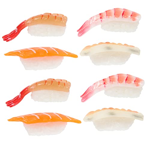 TOYANDONA 8 Stück Realistische Sushi-Modelle Für Sushi-Lebensmittel-Modell-Spielzeug Simuliertes Für Home-Party-Dekorationen TOYANDONA 8 Stück Realistische Sushi-Modelle Für Sushi-Lebensmittel-Modell-Spielzeug Simuliertes Für Home-Party-Dekorationen von TOYANDONA