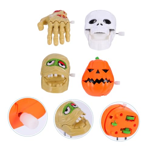 TOYANDONA 8 Teiliges Wickel Springspielzeug Set Menschliches Für Aufblasbares Füllmaterial Aufziehspielzeug Seltsames Krabbeltier Aufziehspielzeug Halloween Streiche von TOYANDONA