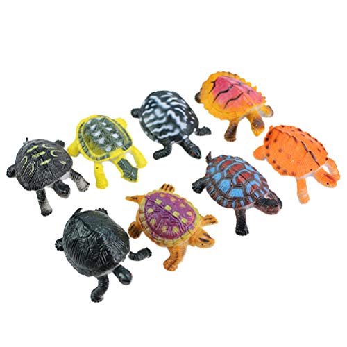 TOYANDONA 8 stücke Realistische Schildkröte Lebensechte Ozean Tier Kleine Schildkröte Figuren Pädagogisches Spielzeug für Kinder Kinder von TOYANDONA