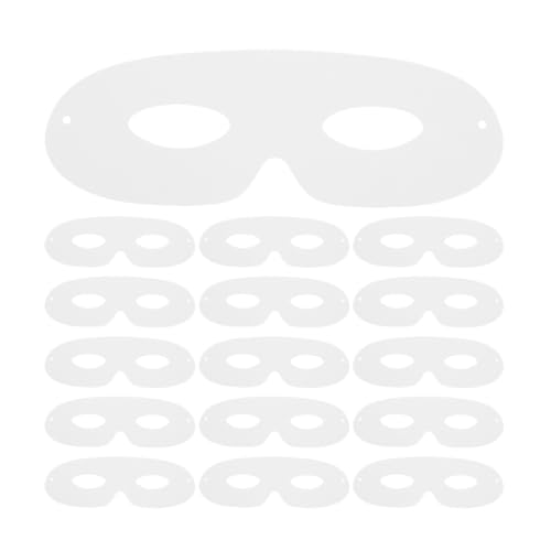 TOYANDONA 80 Stück Diy-Augenmaske Bemalbare Papiermaske Weiß Halbroh Zum Dekorieren Für Halloween Cosplay Maskerade Karneval Tanzparty TOYANDONA 80 Stück Diy-Augenmaske Bemalbare Papiermaske Weiß Halbroh Zum Dekorieren Für Halloween Cosplay Maskerade Karneval Tanzparty von TOYANDONA