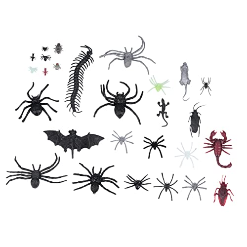 TOYANDONA 80 Stück Halloween Spinnen Gruselspielzeug Halloween Spinnen Gruselspielzeug Halloween Streichspielzeug Party Requisiten Halloween Scherzspielzeug Halloween von TOYANDONA