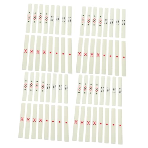 TOYANDONA 88Stücke Mahjong Zählstäbchen Für Familien Und Gesellschaftsspiele Professionelle Bewertungstools Hochwertige Spielausrüstung Für Mahjong Salons Und Veranstaltungen von TOYANDONA