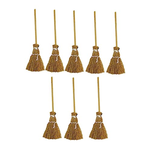TOYANDONA 8St Puppenhausbesen für kinderspielzeug puppenhauszubehör Kid Toys Kleiner Besen für Mini-Strohbesen Spielhausdekor Besen Mini handgewebter Besen Vegetation TOYANDONA 8St Puppenhausbesen für kinderspielzeug puppenhauszubehör Kid Toys Kleiner Besen für Mini-Strohbesen Spielhausdekor Besen Mini handgewebter Besen Vegetation von TOYANDONA