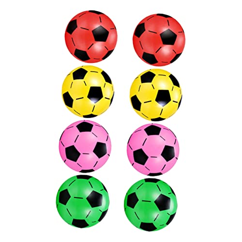 TOYANDONA 8St aufblasbarer Ball Outdoor draußen Fußballpädagogische Hilfsmittel Kinderspielzeugfußball aufblasbare Fußbälle buntes Fußballspielzeug Plastik TOYANDONA 8St aufblasbarer Ball Outdoor draußen Fußballpädagogische Hilfsmittel Kinderspielzeugfußball aufblasbare Fußbälle buntes Fußballspielzeug Plastik von TOYANDONA