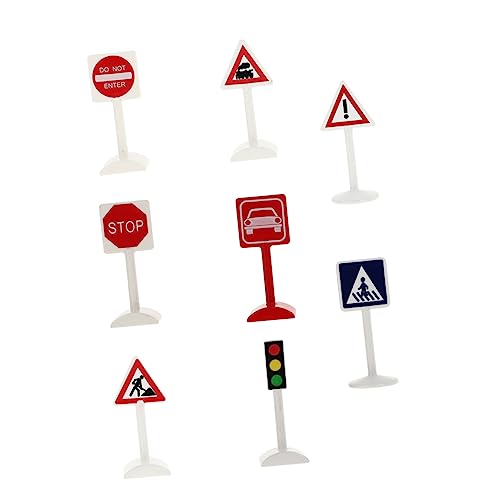 TOYANDONA 8Stücke Miniatur Verkehrszeichen Teiliges Sandtisch für Kreatives Spiel für Kognitiven Fähigkeiten und Fantasievollem Rollenspiel TOYANDONA 8Stücke Miniatur Verkehrszeichen Teiliges Sandtisch für Kreatives Spiel für Kognitiven Fähigkeiten und Fantasievollem Rollenspiel von TOYANDONA