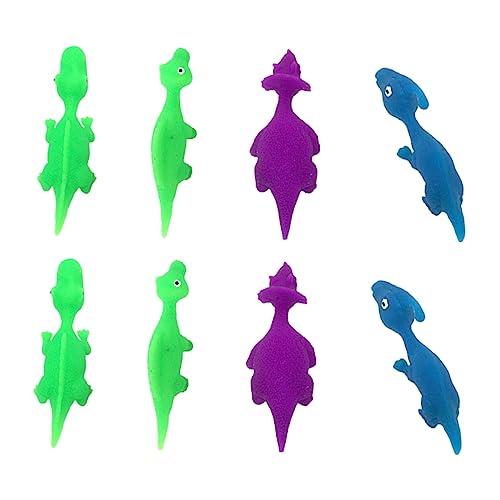 TOYANDONA 8Stücke Teiliges Dinosaurier Finger Lustige Fliegende Spielzeuge für Partys und Geburtstagsgeschenke Zufälligen Farben von TOYANDONA