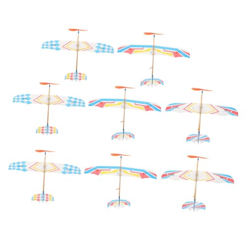TOYANDONA Gummibandflugzeug Modellflugzeug 8 Stücke für Kinder Pädagogisches Segelflugzeug Spielzeug Lustige Flugzeug Modelle für Outdoor Spaß und Rennen TOYANDONA Gummibandflugzeug Modellflugzeug 8 Stücke für Kinder Pädagogisches Segelflugzeug Spielzeug Lustige Flugzeug Modelle für Outdoor Spaß und Rennen von TOYANDONA