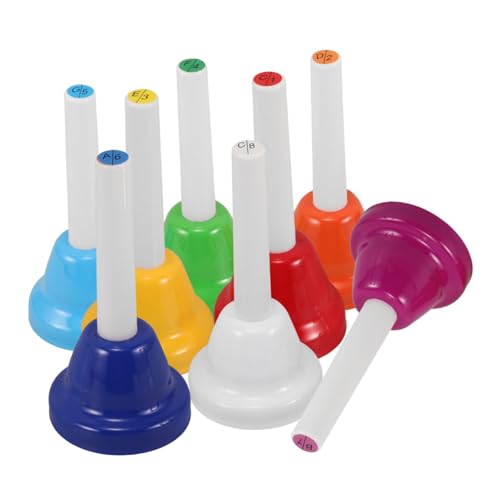 TOYANDONA 8Stücke Teiliges Handglocken Set mit Noten Musikalisches für Kleinkinder für Schule Familie und Kreative Aktivitäten Fördert Musikalische Fähigkeiten und Rhythmusgefühl TOYANDONA 8Stücke Teiliges Handglocken Set mit Noten Musikalisches für Kleinkinder für Schule Familie und Kreative Aktivitäten Fördert Musikalische Fähigkeiten und Rhythmusgefühl von TOYANDONA