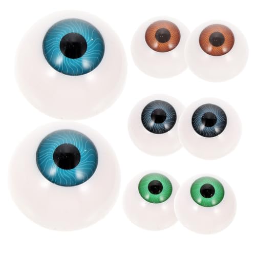 TOYANDONA 8Stücke Teiliges Hohle Augäpfel für DIY Puppenaugen Zufällige Farben Halloween Horror Requisiten für Kreative Bastelprojekte und Puppenzubehör TOYANDONA 8Stücke Teiliges Hohle Augäpfel für DIY Puppenaugen Zufällige Farben Halloween Horror Requisiten für Kreative Bastelprojekte und Puppenzubehör von TOYANDONA
