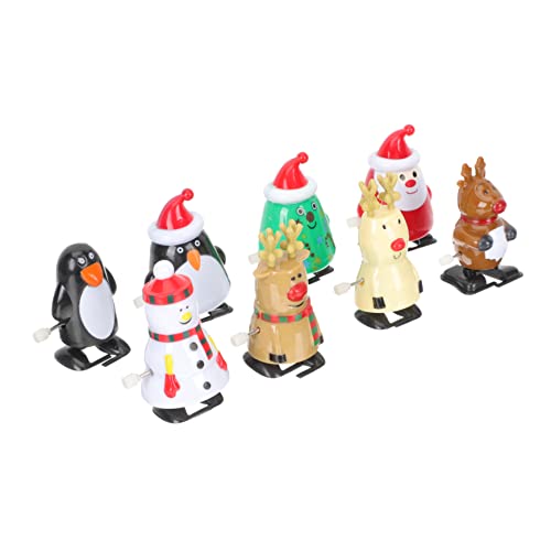 TOYANDONA 8st Aufzieh Desktop- Zum Aufziehen Kinderspielzeug Halloween- Cartoon-uhrwerkspielzeug Weihnachtsspielzeug Plastik von TOYANDONA