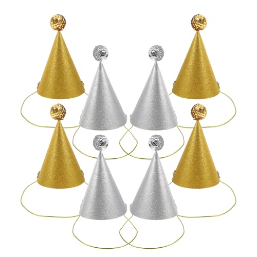 TOYANDONA 8st Geburtstags Party Hut Rundes Zubehör Auto Rückleuchten Kinderspielzeug Kappe Leichter Kleinkind-partyhut Künstliche Dekoration Einfache Dekoration Accessoires Dekoration Papier von TOYANDONA