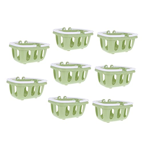 TOYANDONA 8st Mini-einkaufskorb Futterkorb Körbe Rollenspielspielzeug Für Mädchenspielzeug Im Alter Von 4-5 Jahren Einkaufskorb Für Korb Mit Ostereiern Plastik Green TOYANDONA 8st Mini-einkaufskorb Futterkorb Körbe Rollenspielspielzeug Für Mädchenspielzeug Im Alter Von 4-5 Jahren Einkaufskorb Für Korb Mit Ostereiern Plastik Green von TOYANDONA