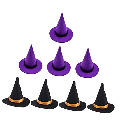 TOYANDONA 8st Mini-hexenhut Luftfilm Party-masken Deckel Halloween- Zoo-masken Zubehör Für Chamäleons Kleine Geschenkringe Poster Füllringe Gefühlt von TOYANDONA