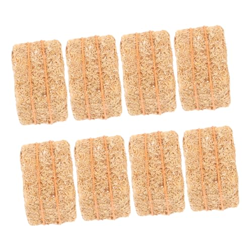 TOYANDONA 8 Stück Mini-ballen Für Die Hofdekoration Miniatur-Requisiten Für Die Puppenhaus-Bauernhof-Szene Realistisches Material Sandtisch- TOYANDONA 8 Stück Mini-ballen Für Die Hofdekoration Miniatur-Requisiten Für Die Puppenhaus-Bauernhof-Szene Realistisches Material Sandtisch- von TOYANDONA